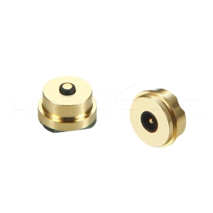 Connettore di alimentazione massimo 5V 2A magnetico circolare placcato in oro 2 Pogo M423G