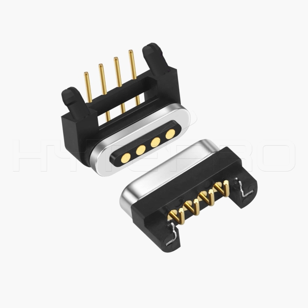 New style 4pin 110° degree magnetic connector 213C-M411P