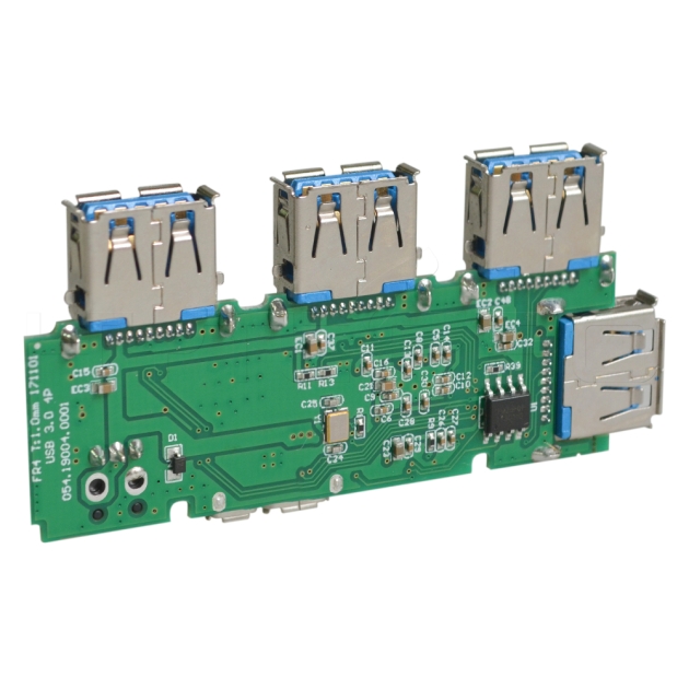 Customize design 4 port 3.0 usb otg hub pcb board -304P