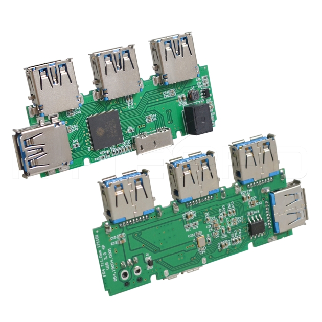 Customize design 4 port 3.0 usb otg hub pcb board -304P