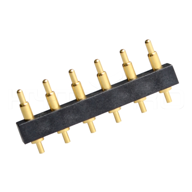 Spring 6 pin pogo electrical connectors C746