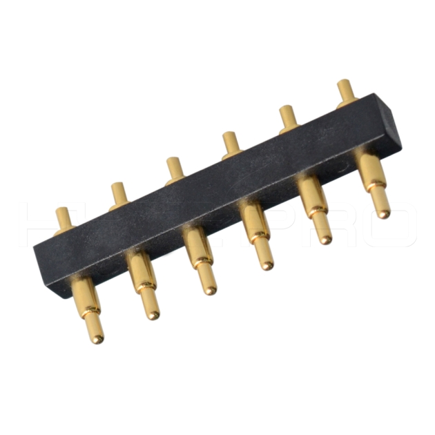 Spring 6 pin pogo electrical connectors C746