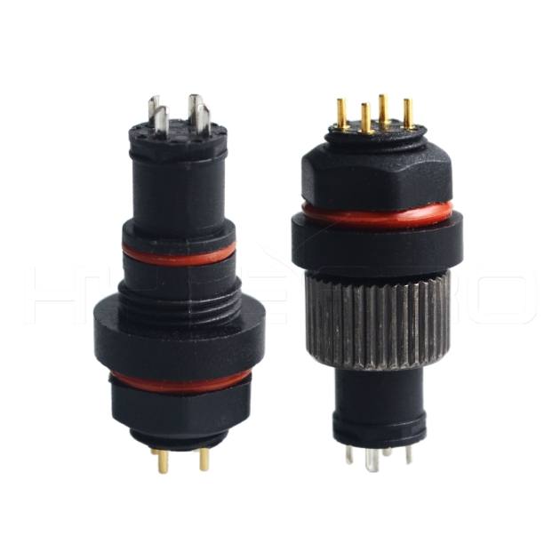 高品质4针DC公母LED电气插头防水连接器DC-004