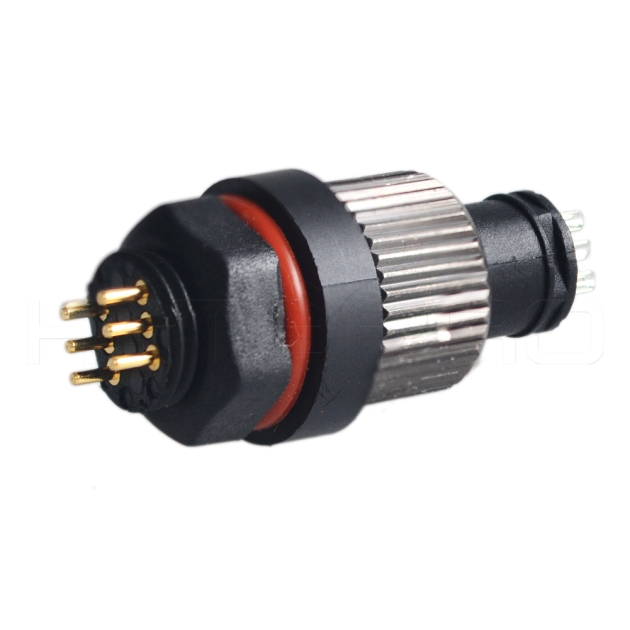 Connettore cc impermeabile femmina 6 pin maschio IP67 DC006