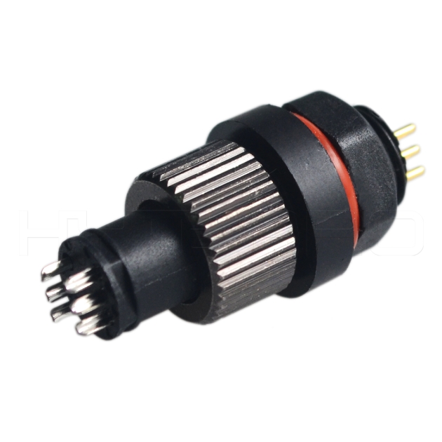 Connettore cc impermeabile femmina 6 pin maschio IP67 DC006