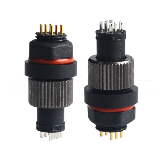 Connettore cc impermeabile femmina 6 pin maschio IP67 DC006