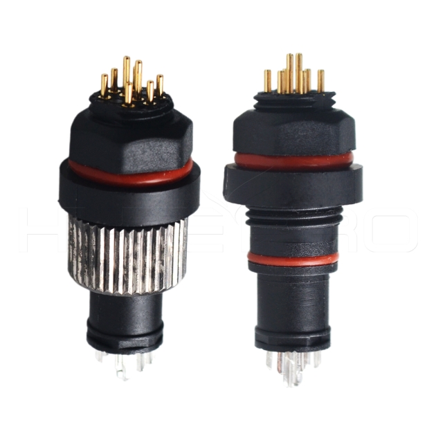 Outdoor 8 pin ip68 waterproof circular connector DC-008