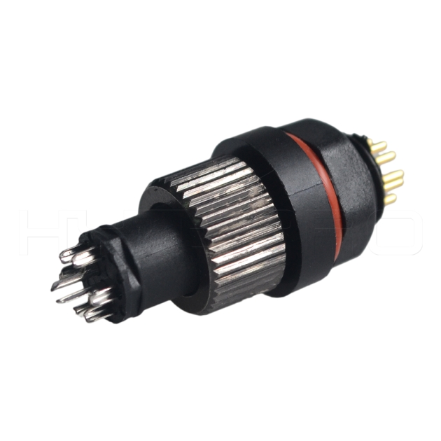 Outdoor 8 pin ip68 waterproof circular connector DC-008