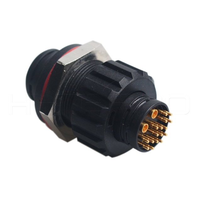 18Pin round IP68 IP67 waterproof battery connector DC-018
