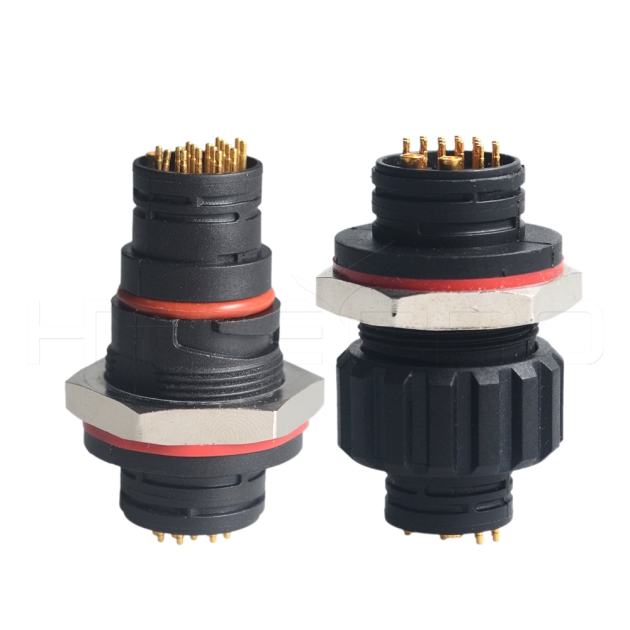 18Pin round IP68 IP67 waterproof battery connector DC-018