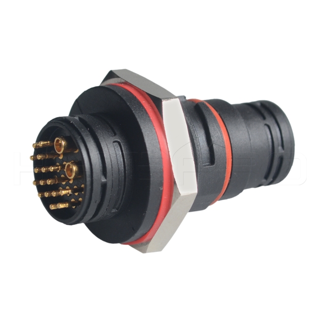 18Pin round IP68 IP67 waterproof battery connector DC-018
