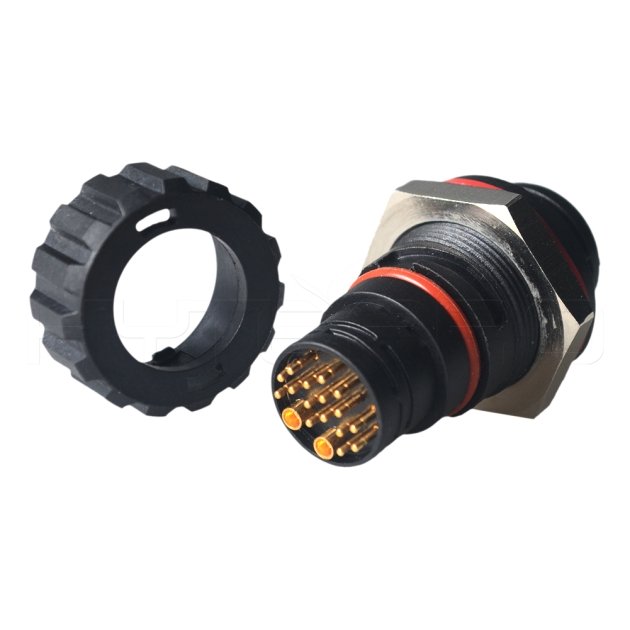 18Pin round IP68 IP67 waterproof battery connector DC-018