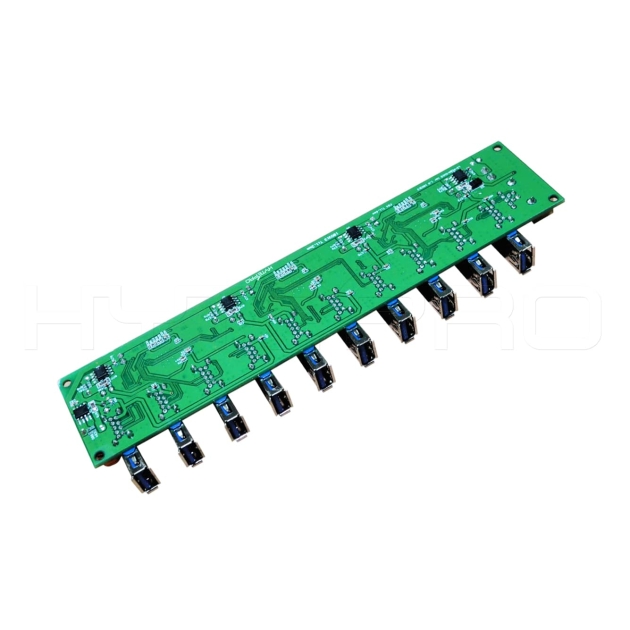 Circuito hub USB femmina a 10 porte alimentato USB 3.0 di tipo B DH10