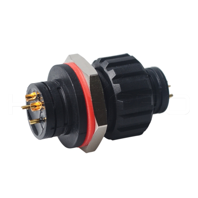 DC charging 4pin waterproof power connector ip67 EC-004