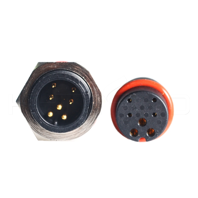 Ip67 Ip68 3+4pin 7pin power waterproof connector EC-007