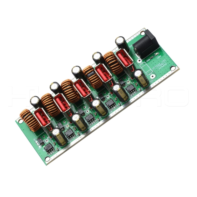 5 port powered usb charging hub pcb H05