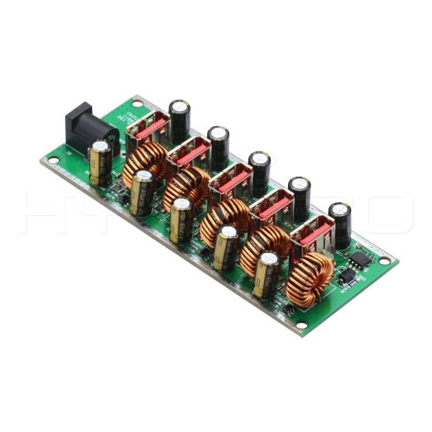 5 port powered usb charging hub pcb H05
