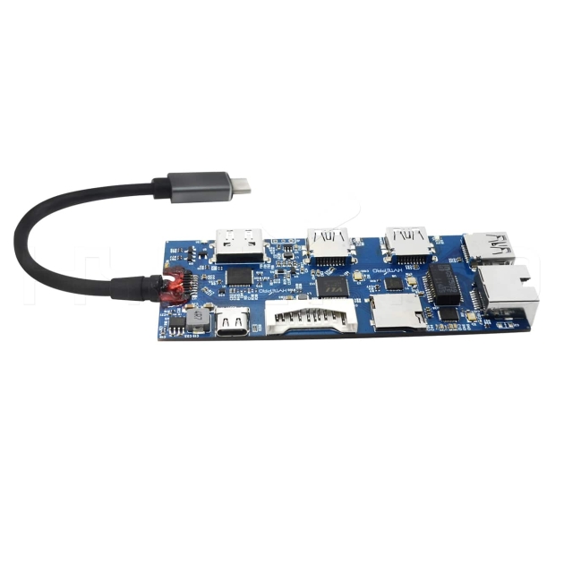 4 port usb 3.0 with card reader pcb circuit board H09