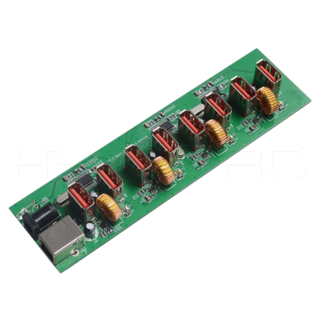 8ports 2.0 usb quick charger hub circuit board customize supply H12