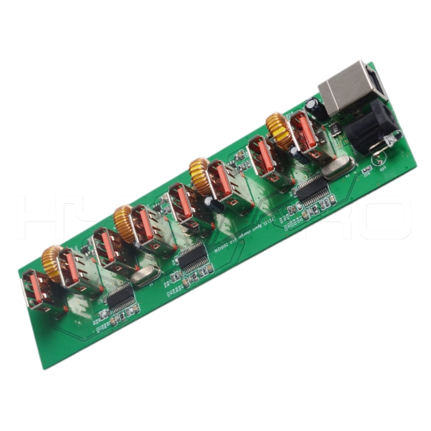 8ports 2.0 usb quick charger hub circuit board customize supply H12