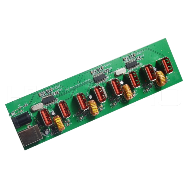 8ports 2.0 usb quick charger hub circuit board customize supply H12