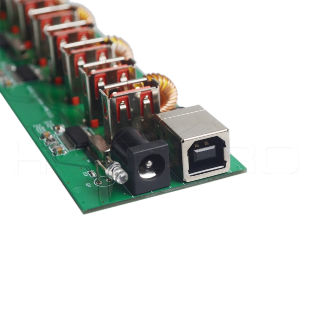 8ports 2.0 usb quick charger hub circuit board customize supply H12