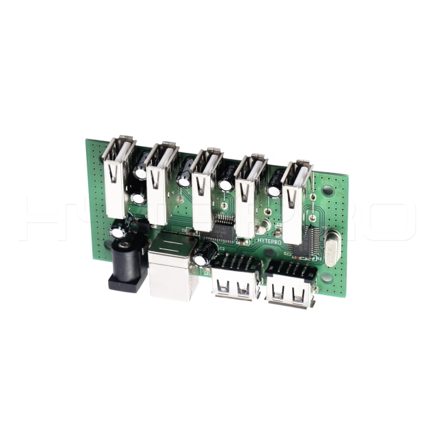 Produttore di PCB 7port usb 2.0 hub pcba con PD H22