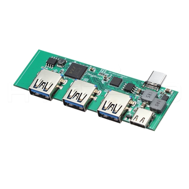 4口usb C hub 3.0 印刷电路板组件H23