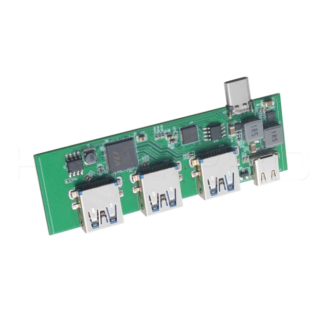 4口usb C hub 3.0 印刷电路板组件H23
