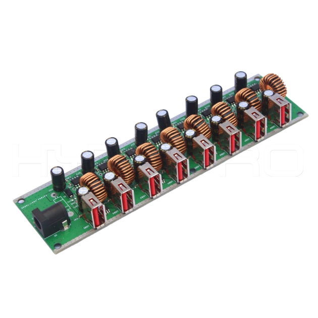 8 port high speed external powered usb hub pcb H27