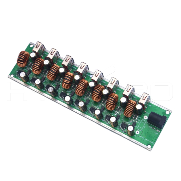 8 port high speed external powered usb hub pcb H27