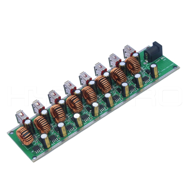 8 port high speed external powered usb hub pcb H27