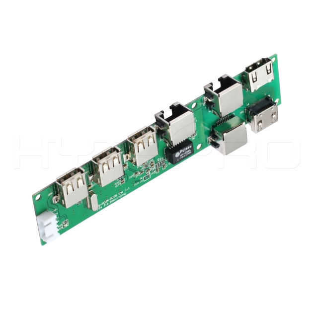 Hub scheda OTG USB 2.0 PD 7port assemblaggio scheda PCB H28