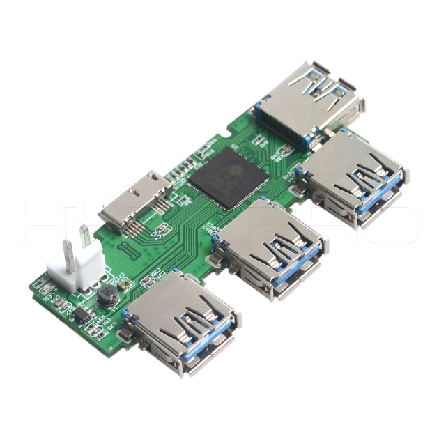 Assemblaggio pcb hub 4g USB micro 4port 3.0 H31