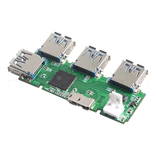 Assemblaggio pcb hub 4g USB micro 4port 3.0 H31