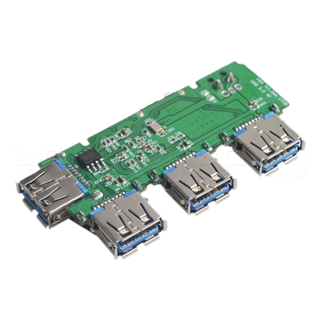 Assemblaggio pcb hub 4g USB micro 4port 3.0 H31