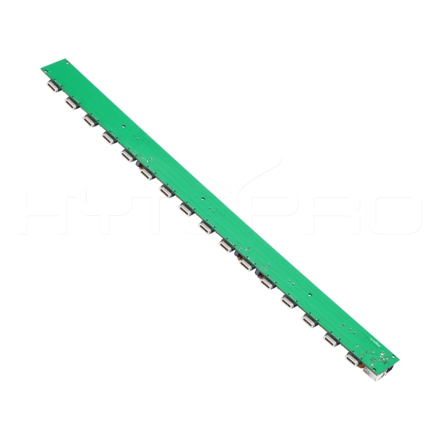 Custom pcb 16ports hub circuit board design with 4 pin magnetic connectors H37