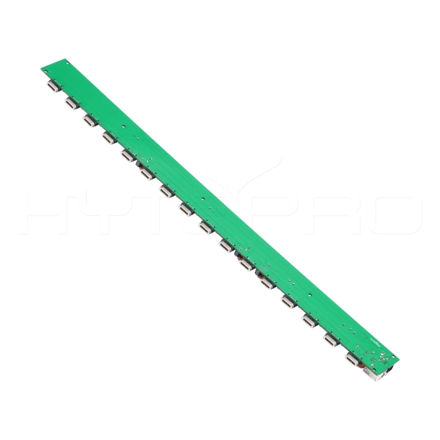 16 port magnetisk stik USB oplader og datahubdrevet pcb kort H37