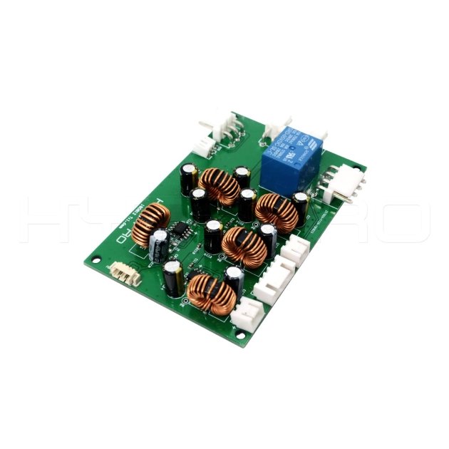 5V power charging usb hub pcb design with LED and switch H68