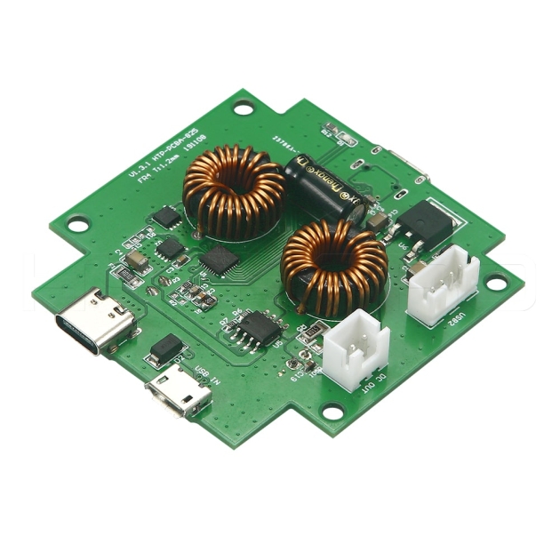 4 port micro-USB  hub type C header pin PCB board H825