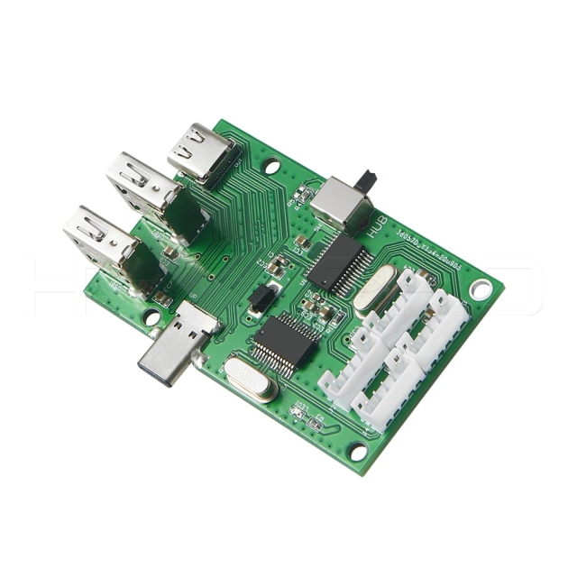 3 port USB HUB PCBA assemblage du circuit imprime H923