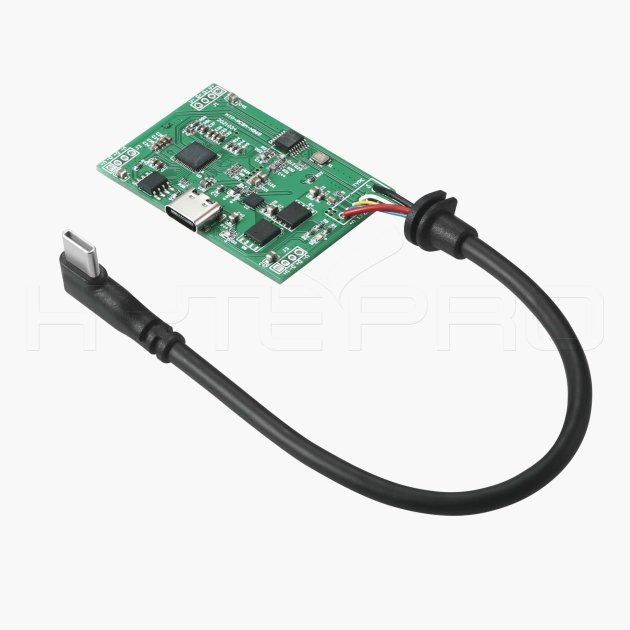 5 ports USB2.0 OTG pcb board with USB-C cable H968