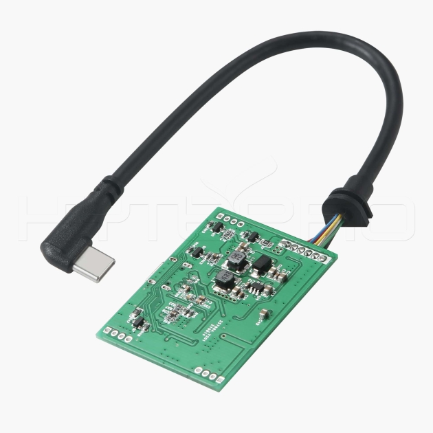 USB-C 케이블이 있는 5포트 USB2.0 OTG PCB 보드 H968
