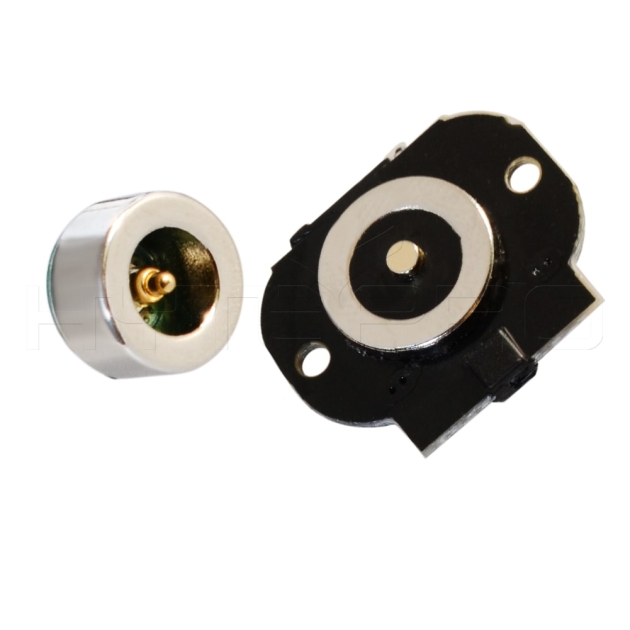 Panel mount magnetic 2pin pogo connectors M402