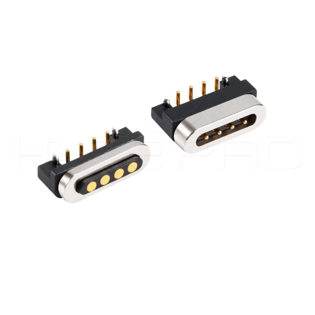 4pin公母同向磁吸连接器M411P