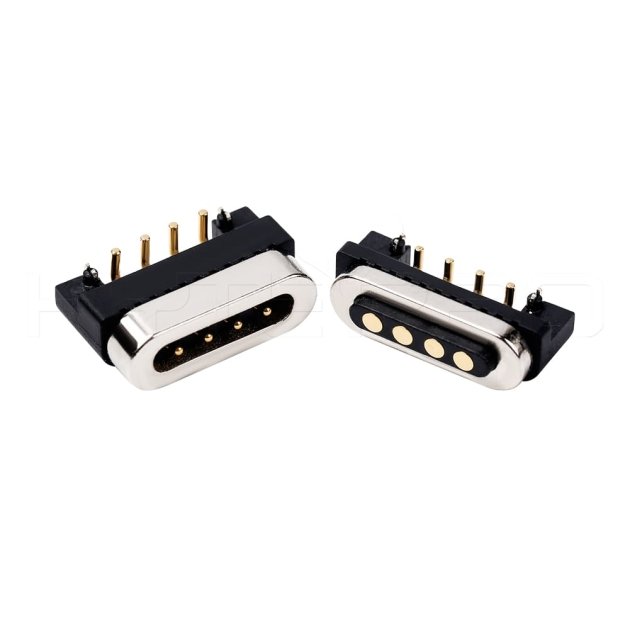 Positive 4 pogo pin magnetic charger connector M411P