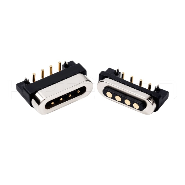 4pin公母同向磁吸连接器M411P