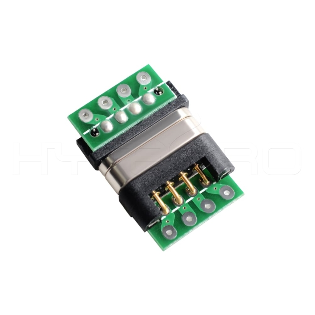 Reverse 4 pogo pin male and female magnetic connectors M417R