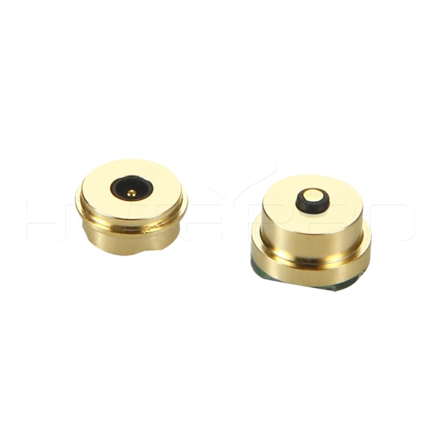 Fast charging 2pin magnetic connector with gold-plated design M423G