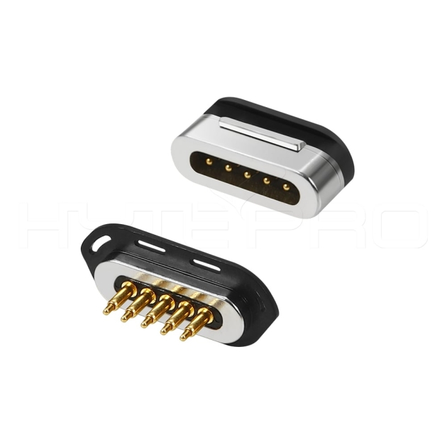 Panel mount 5 pin magnetic connector M425NP